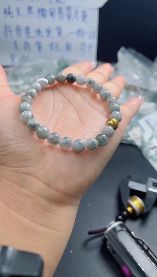 未镶嵌琥珀戒指珠串