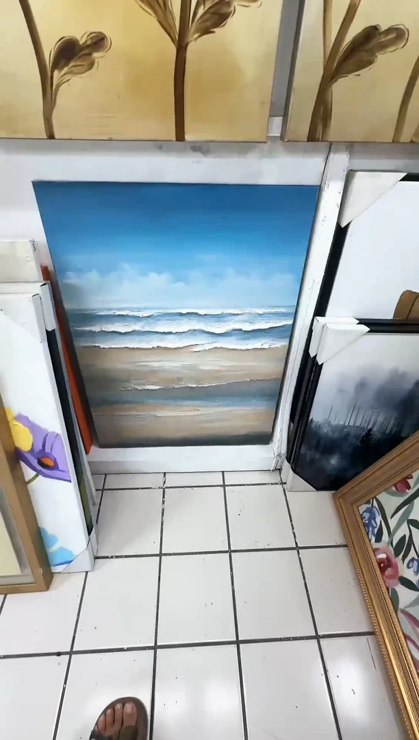 168现代艺术装饰画油画60cm*80cm