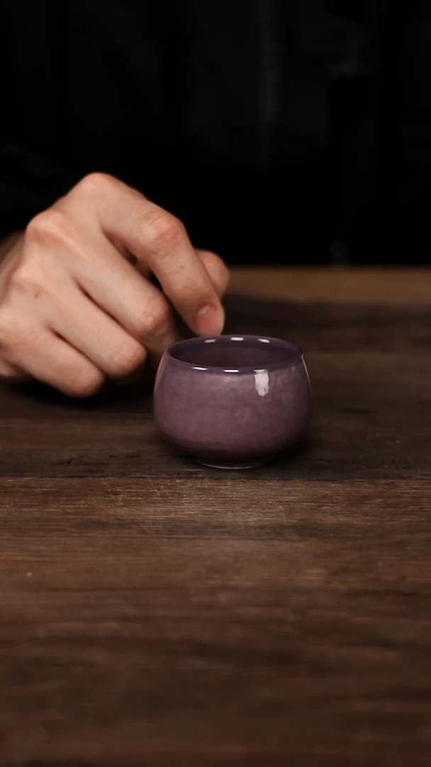 深紫色鸡蛋杯--福利