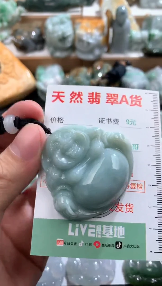 翡翠未镶嵌吊坠(不含链)1
