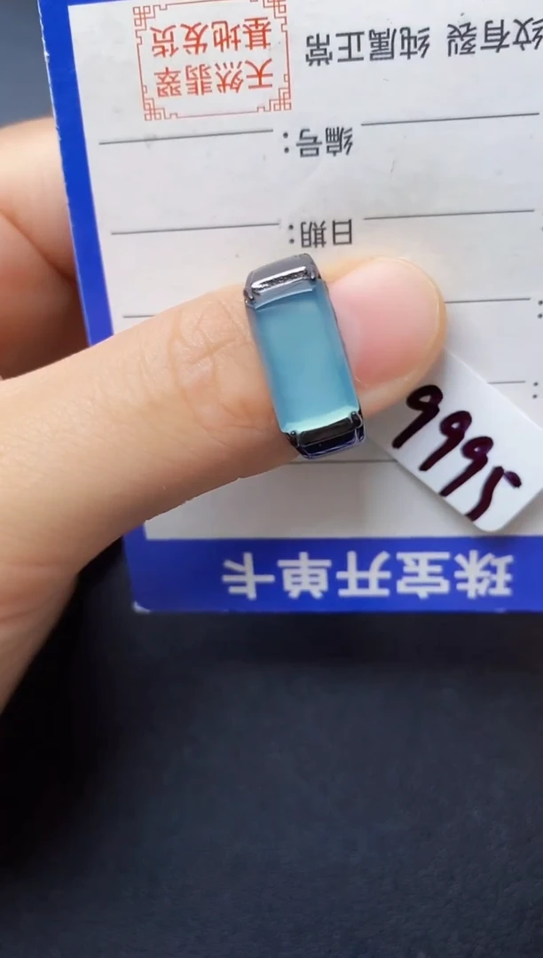 翡翠戒指银S925镶嵌22222
