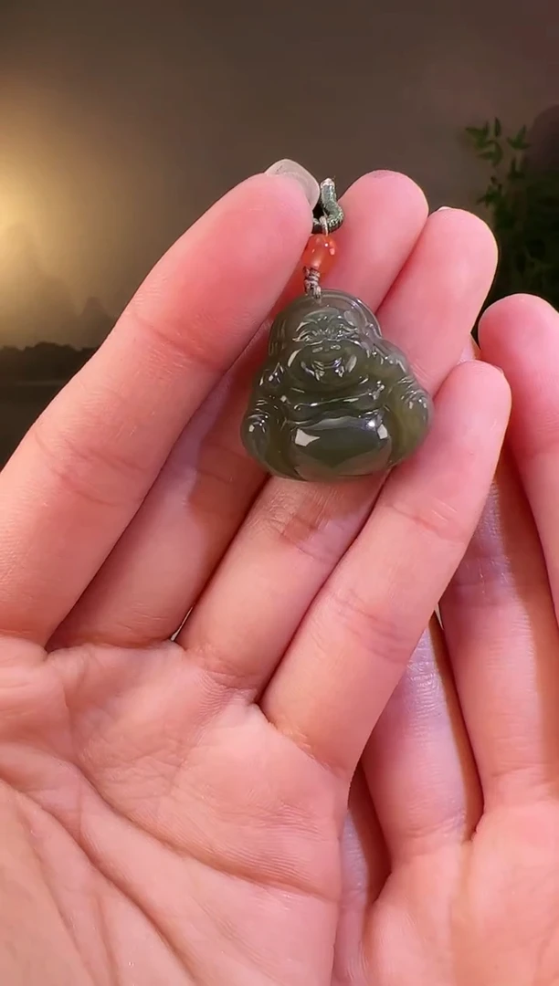 【闪购商品】和田玉颈饰未镶嵌佛公无