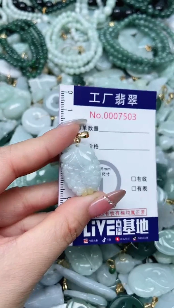 【闪购商品】翡翠吊坠(不含链)未镶嵌翡翠