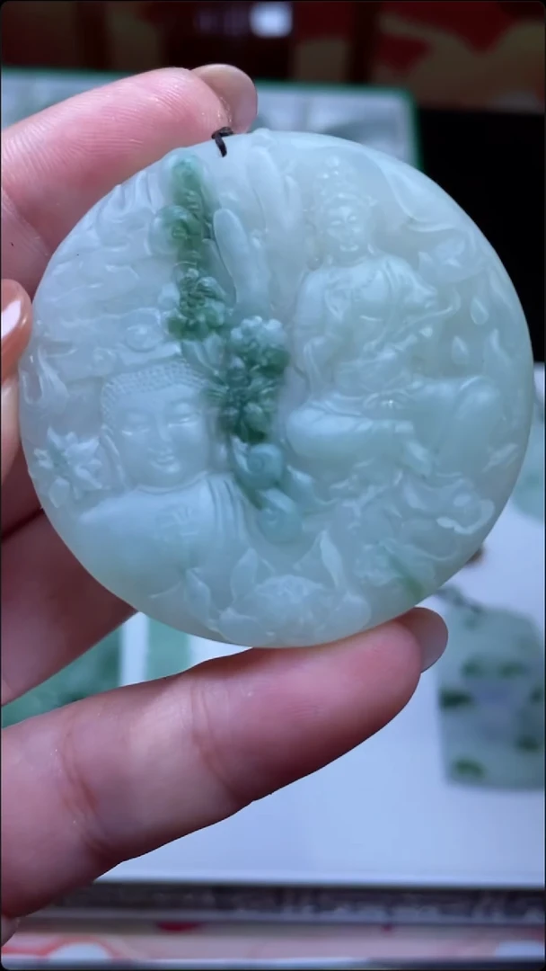 定制翡翠未镶嵌人物