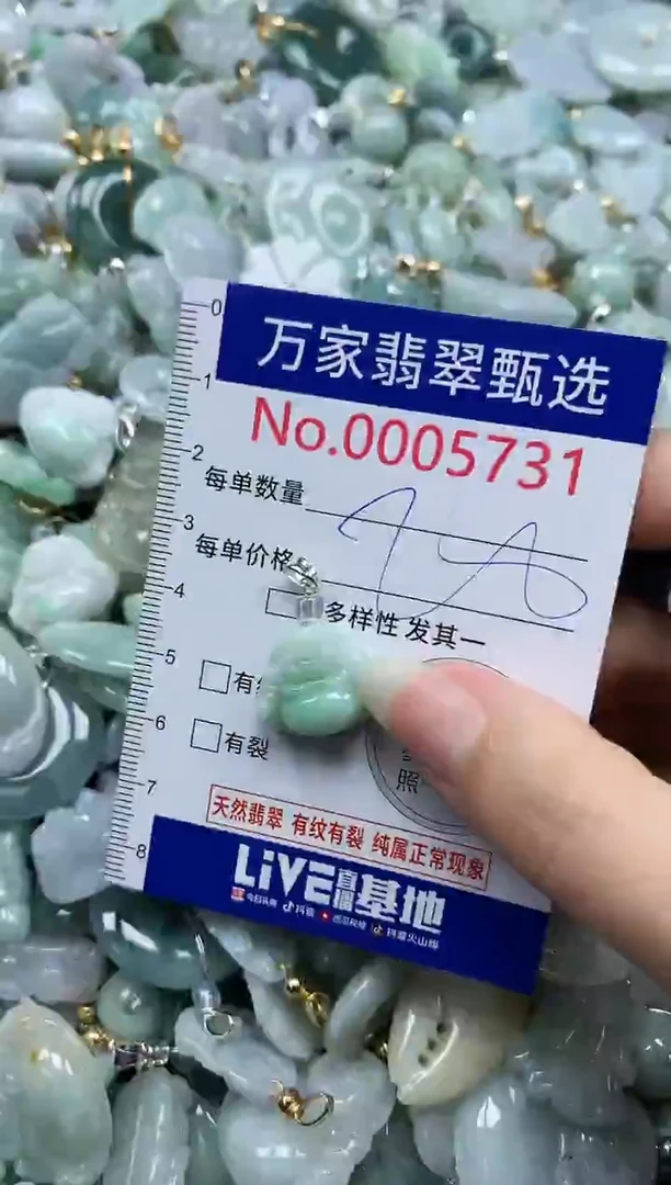 吊坠(不含链)未镶嵌翡翠5731