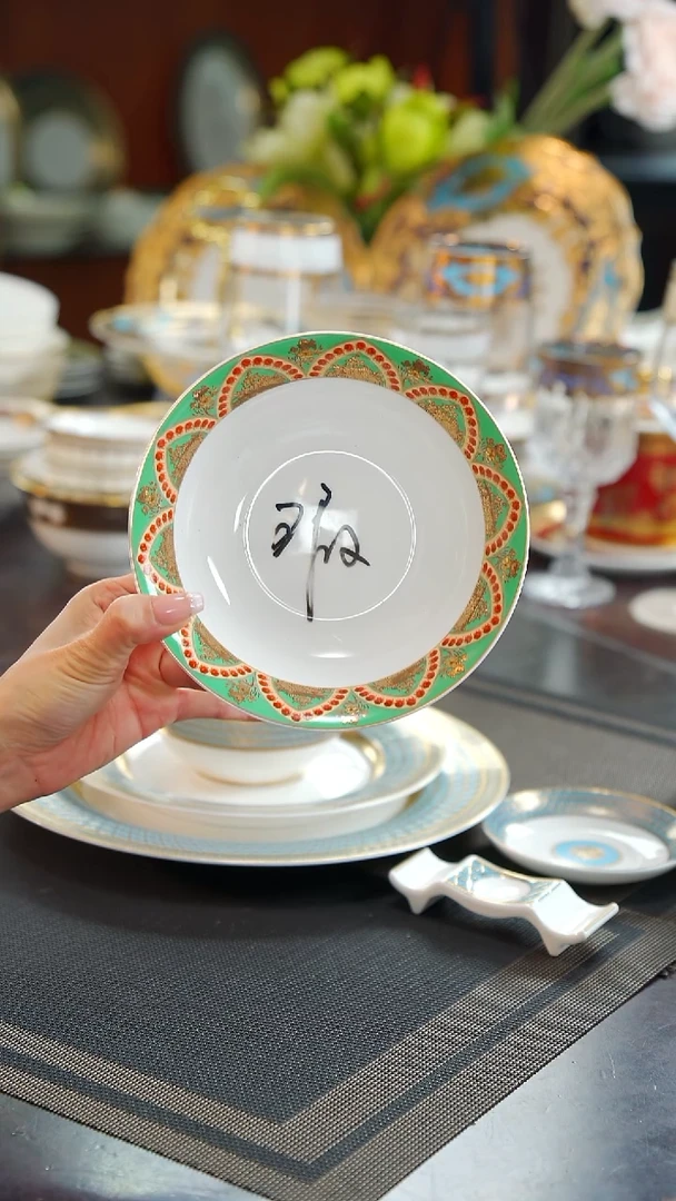 瓷片6英寸水果碗1个