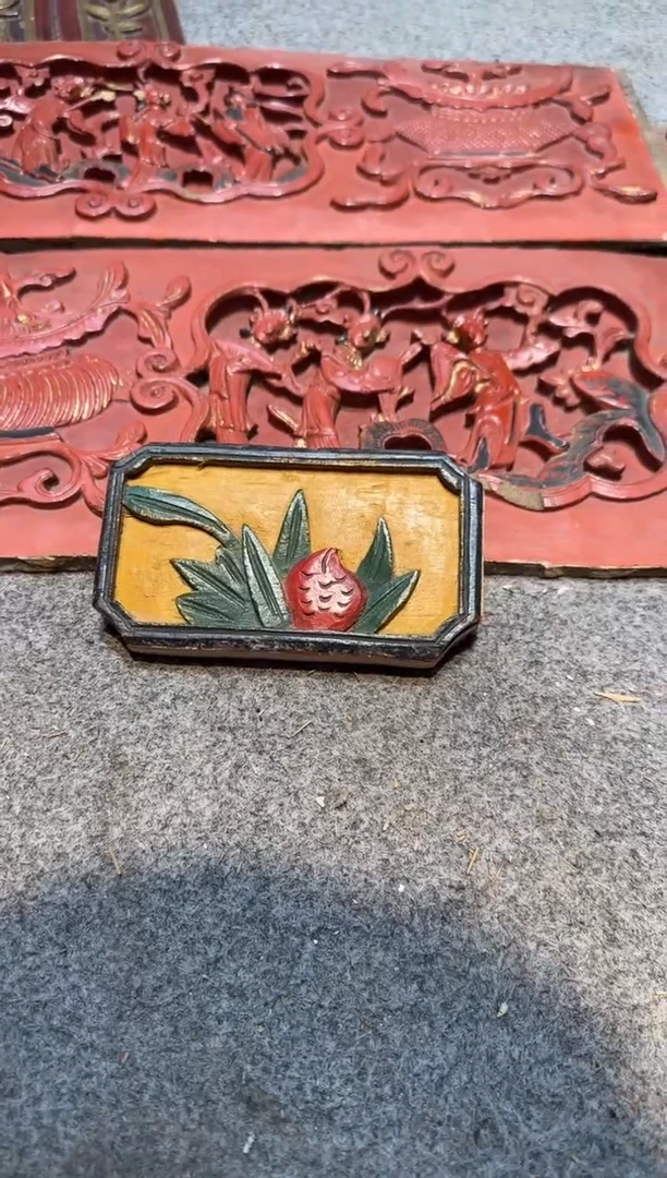 香榧木豆*逗老木雕老物件