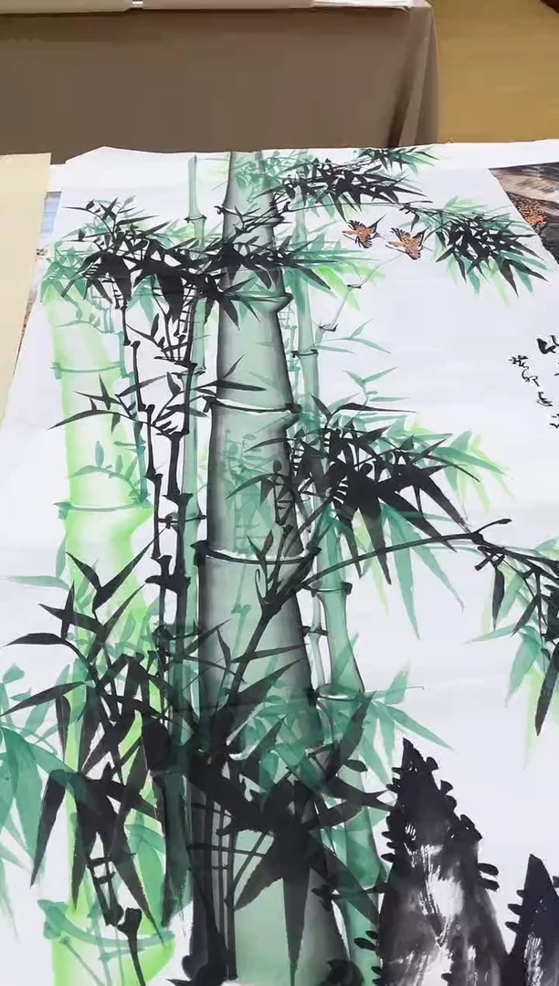 国画九霄甄选国画作品zhb竹子
