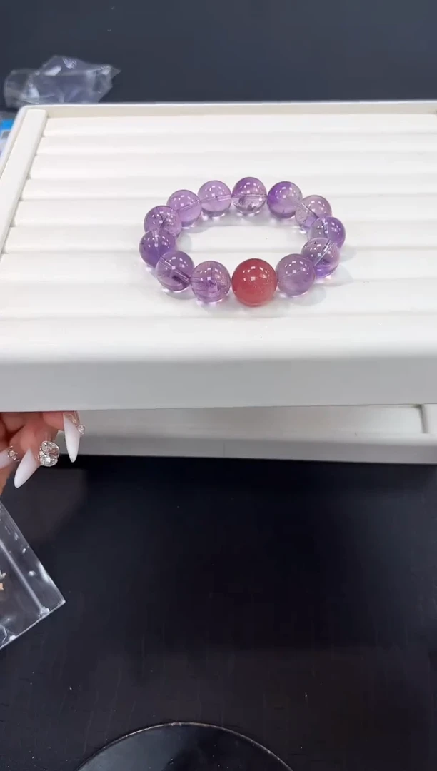 水晶手链未镶嵌84a多样性发其一【1条】默认微瑕