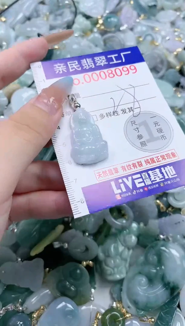翡翠未镶嵌吊坠(不含链)8099