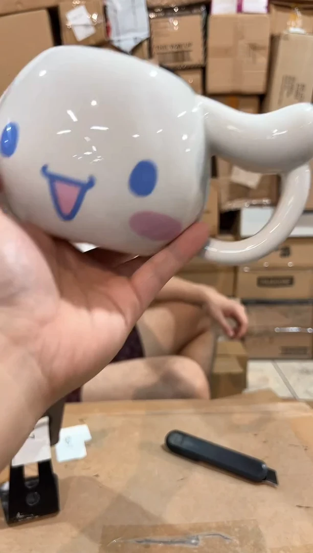 瓷片大号玉桂狗头杯