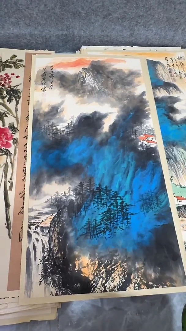 横款玲珑阁书画艺术福利作品