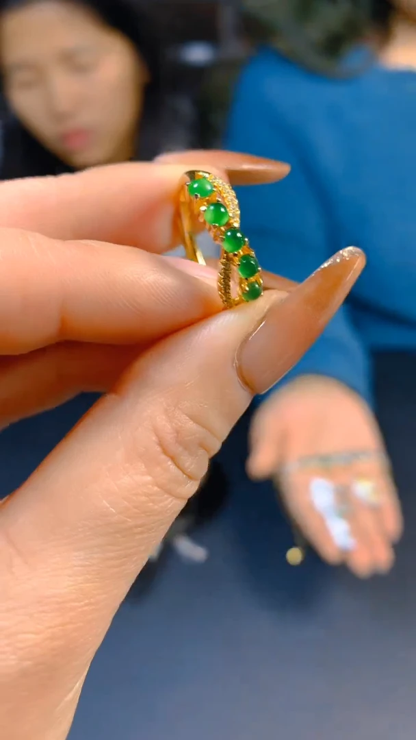 【闪购商品】翡翠戒指未镶嵌0800073944多样性发一