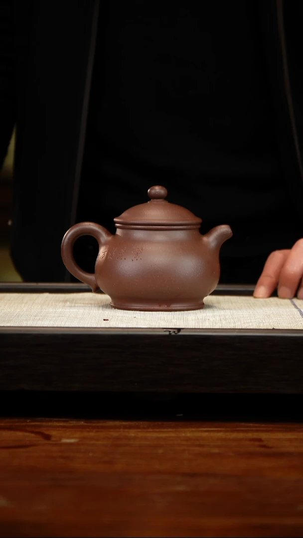 茶壶紫砂四底大潘壶