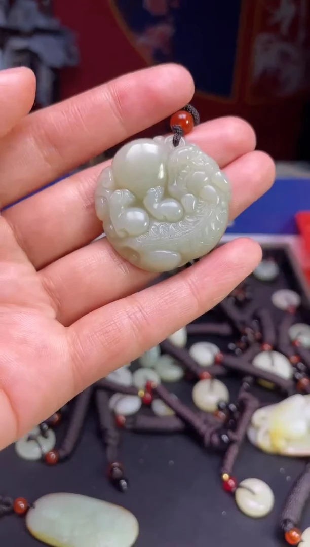 颈饰未镶嵌和田玉123