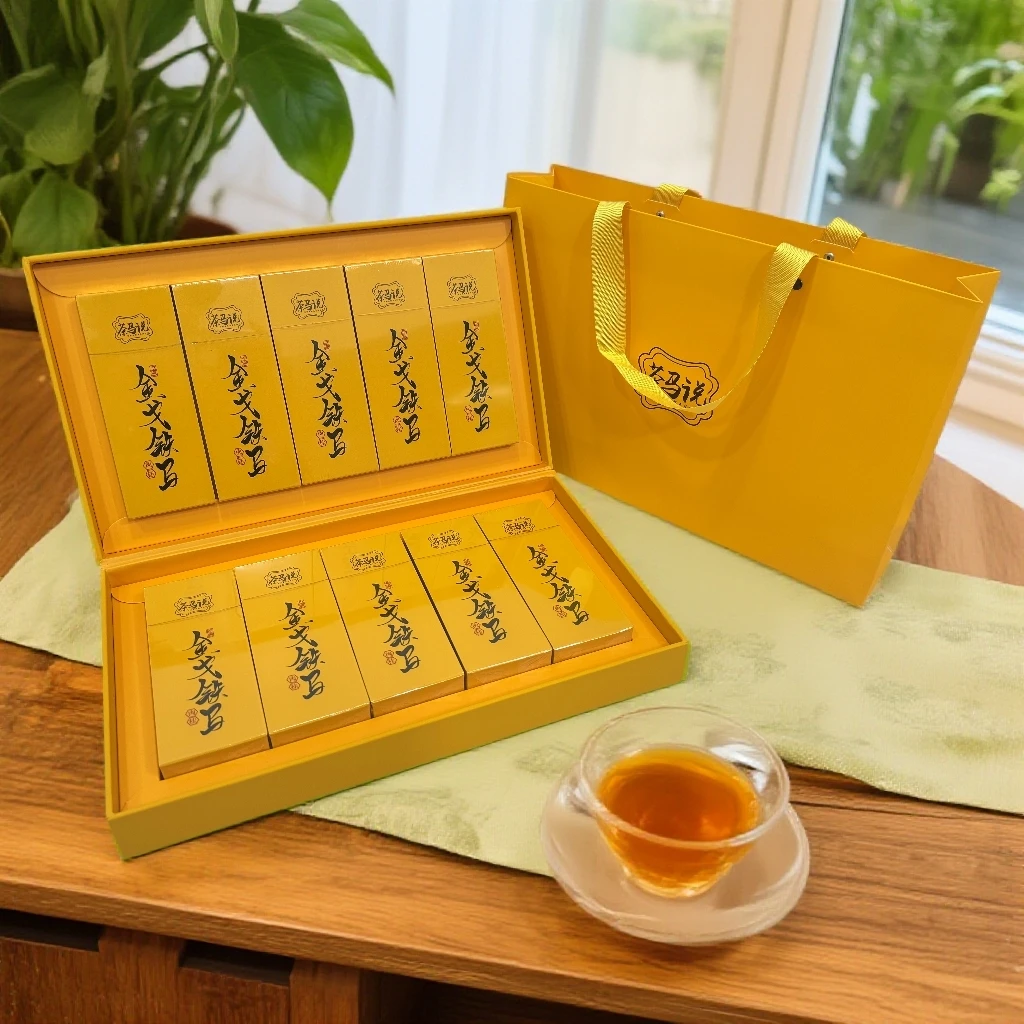 武夷岩茶正宗肉桂茶金戈铁马醇厚送礼茶叶礼盒装克20泡【茶马说】