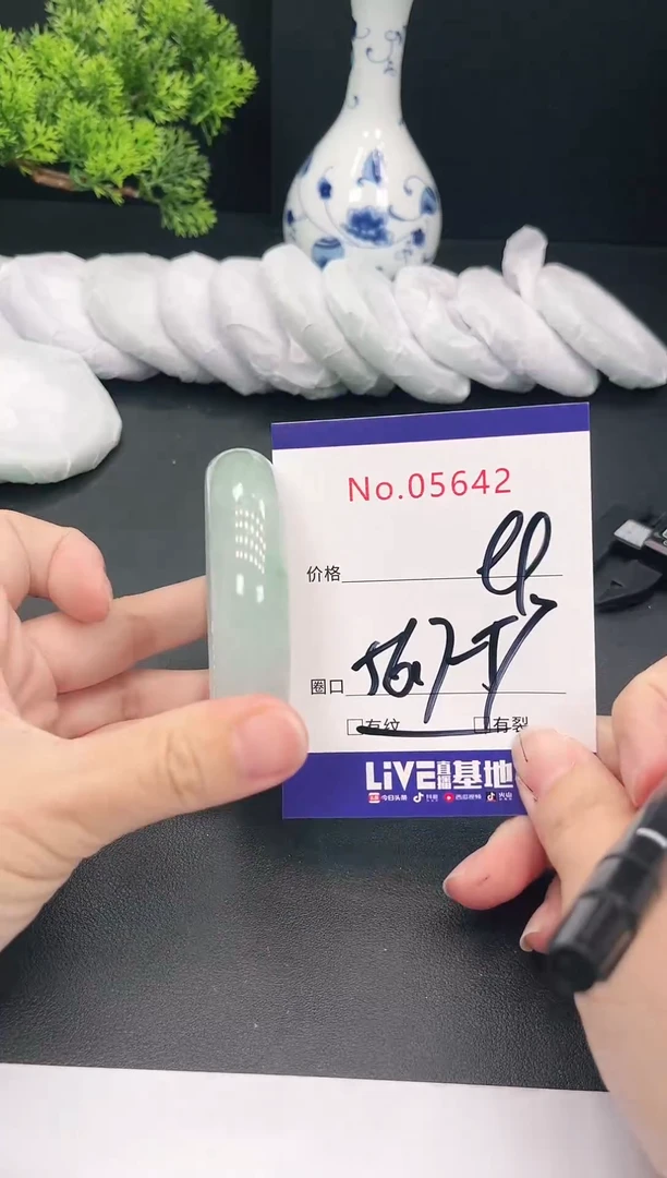 未镶嵌手镯翡翠05642