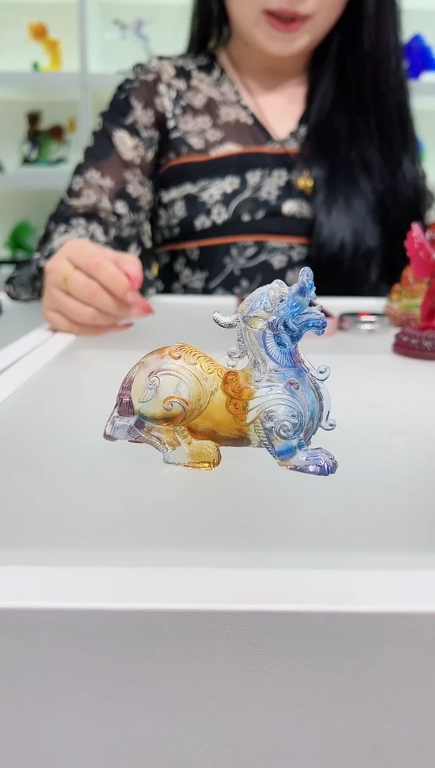 琉璃手工艺品古法琉璃貔貅