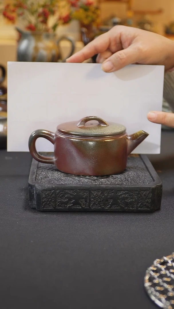 紫砂柴烧纯自然柴烧