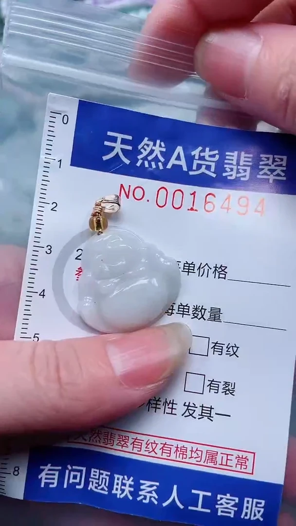 翡翠未镶嵌吊坠(不含链)1