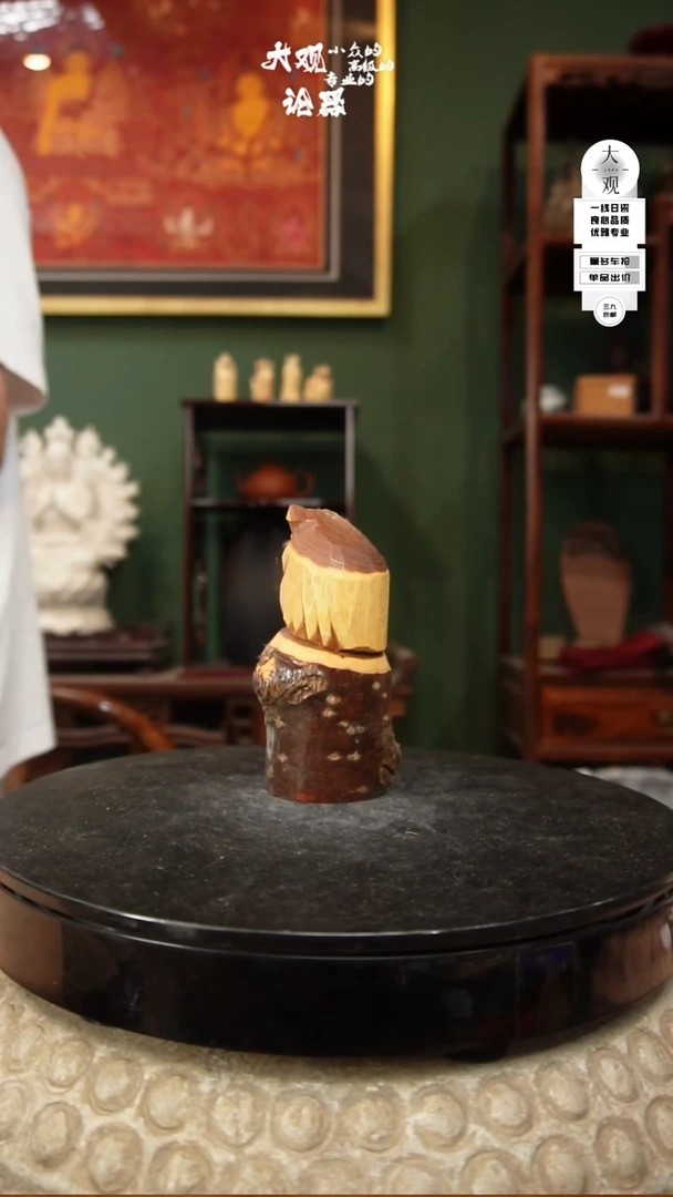 瓷片大观论器摆件