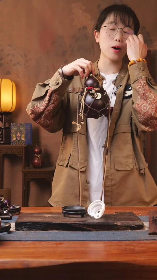 【闪购商品】229A号精品大漆葫芦防腐防渗装水茶酒