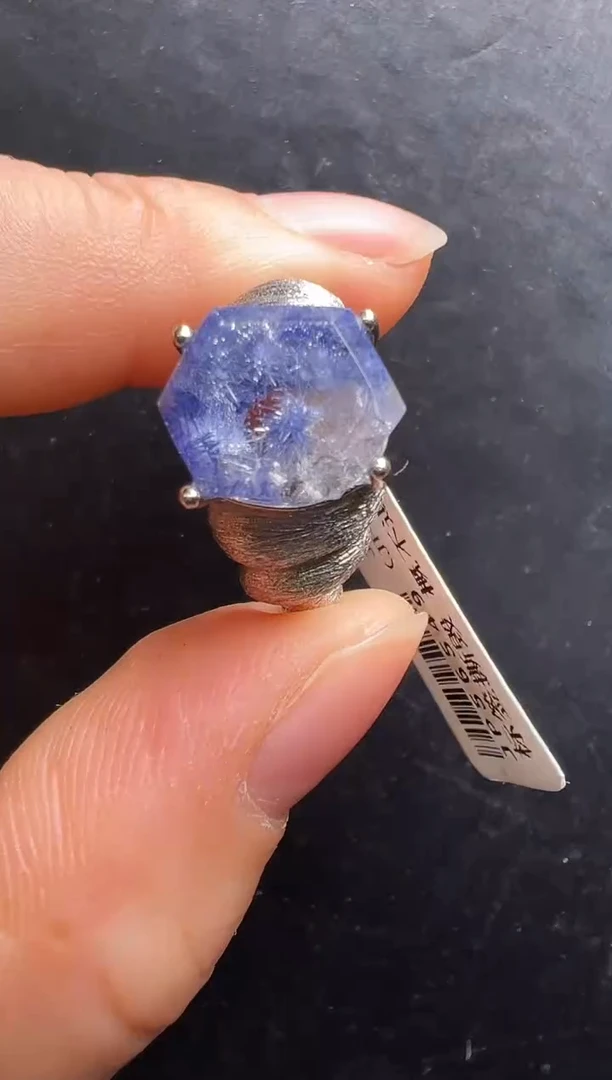 未镶嵌戒指水晶蓝发戒指 JP56549