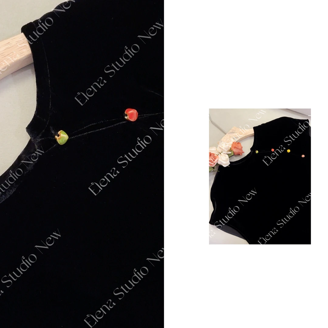 大甜甜【墨锦】精致显白短袖百搭气质短袖宽松T恤DX2505-TJ321