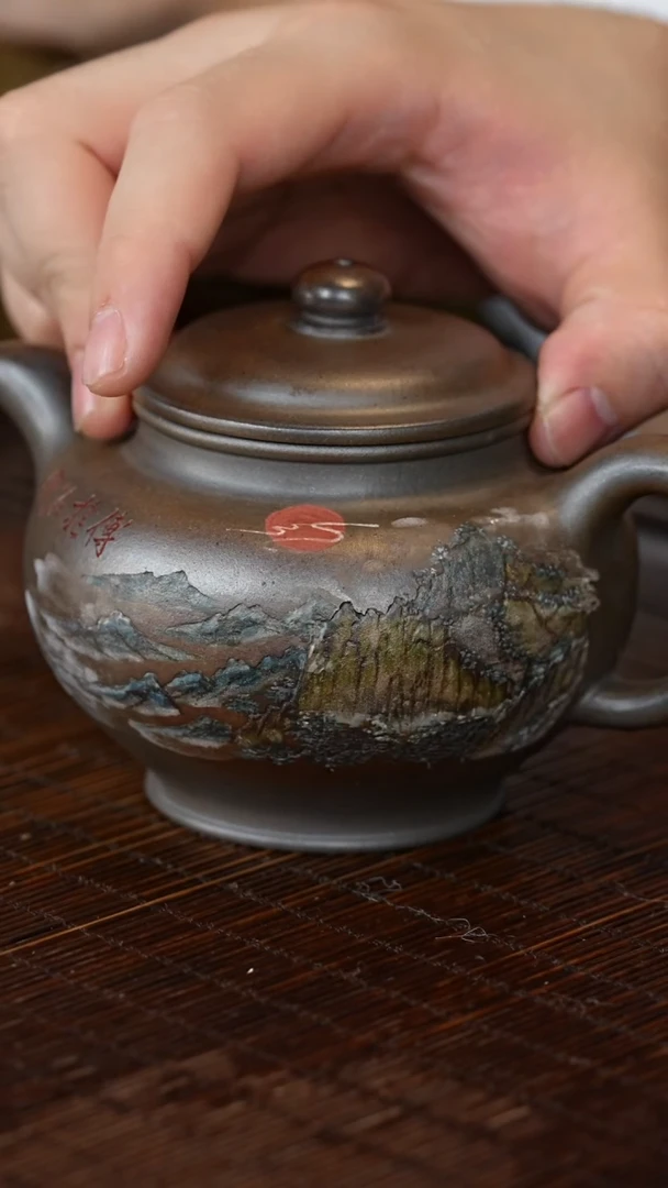 茶壶紫砂宜兴紫砂壶pcf090