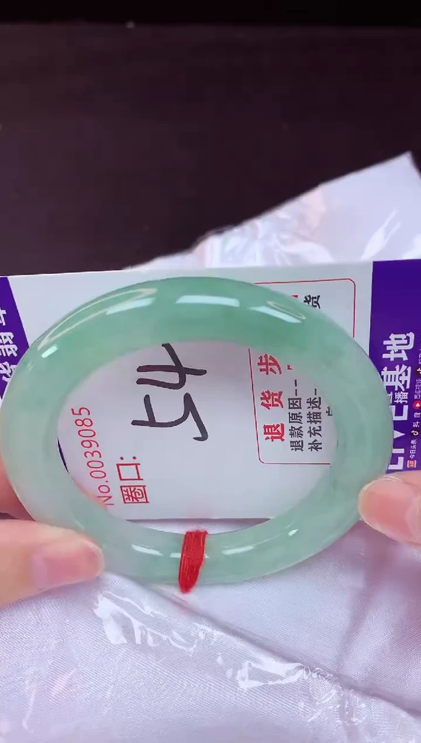 未镶嵌手镯翡翠54（48小时鉴赏期 ）