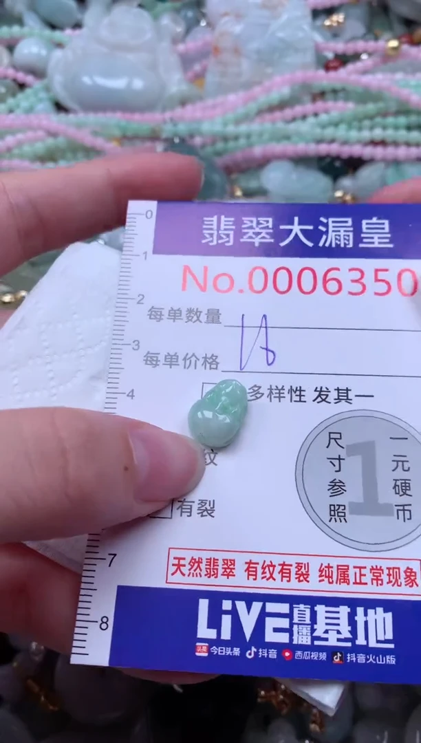 翡翠未镶嵌吊坠(不含链)6350