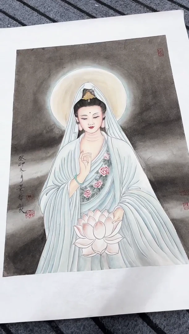 精品国画人物作品