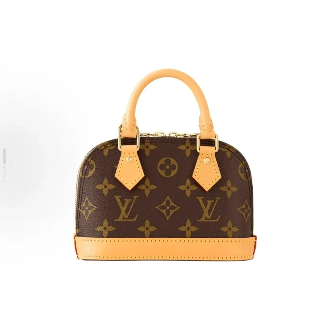 99新 LouisVuitton/路易威登 老花贝壳nano/单肩斜挎/D店