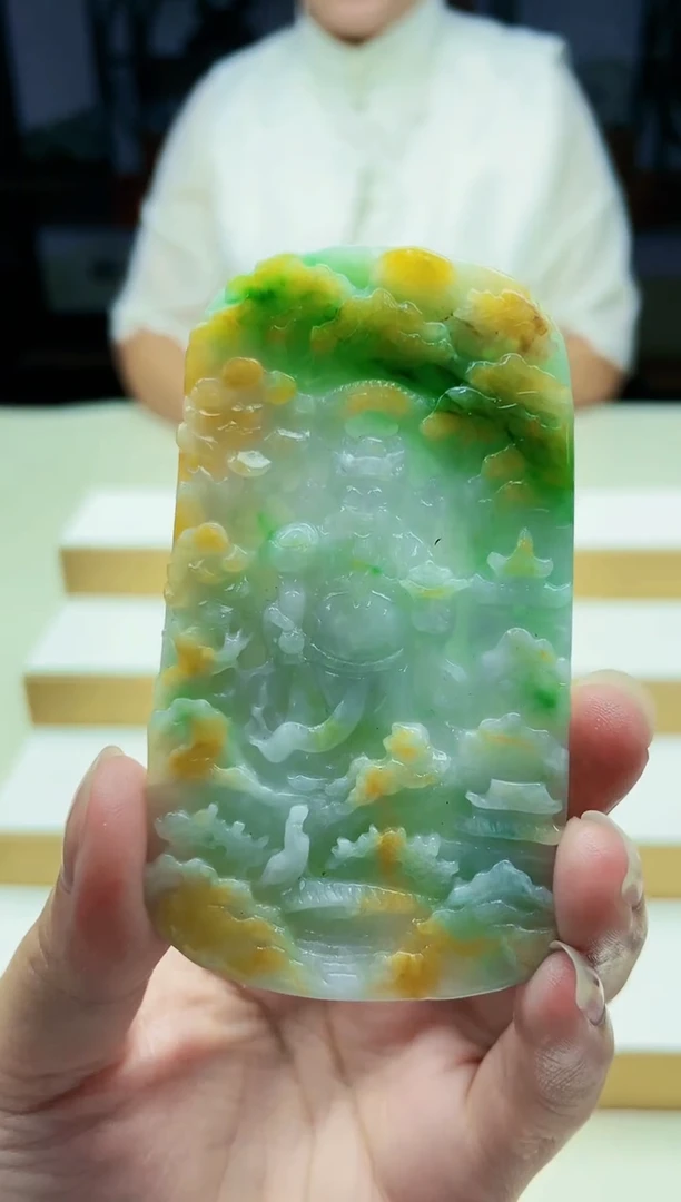 未镶嵌定制翡翠毛货09190273