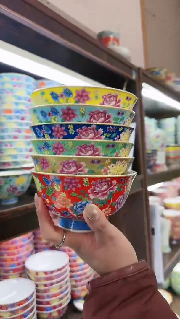 【闪购商品】瓷片5英寸饭碗6个景德镇陶瓷