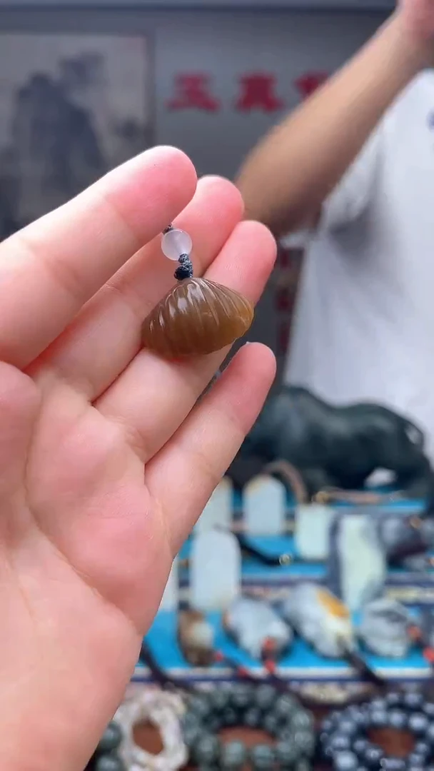 和田玉未镶嵌挂件1