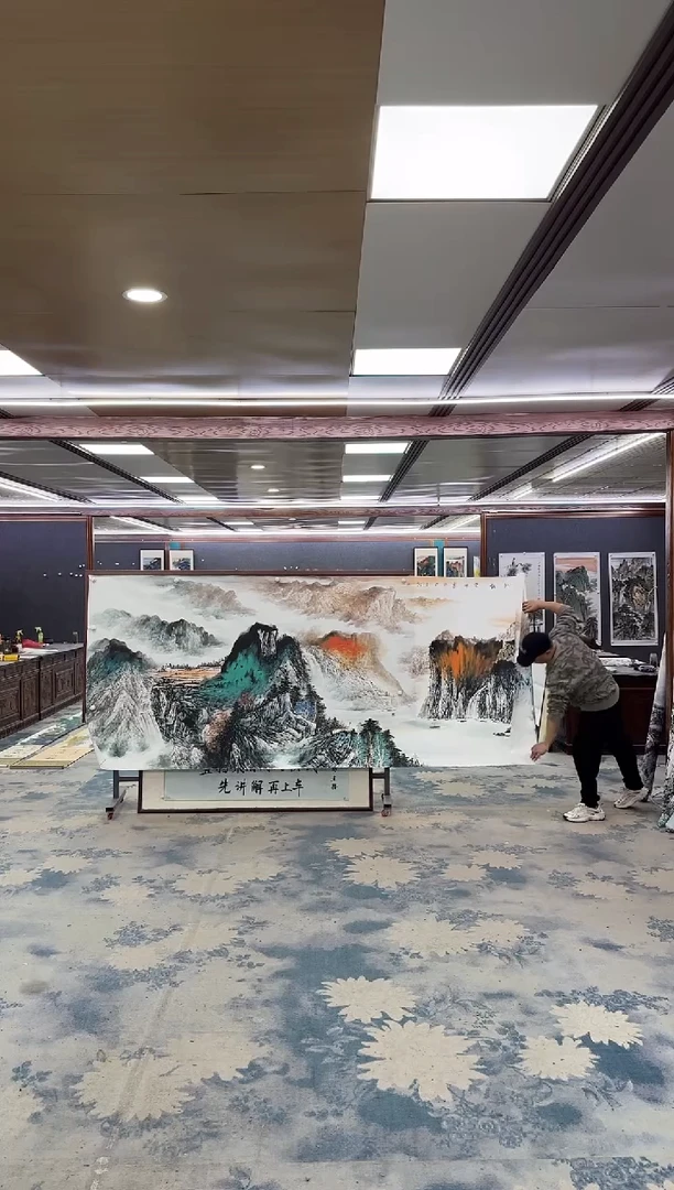国画M张伦玉-大丈二-山水国画