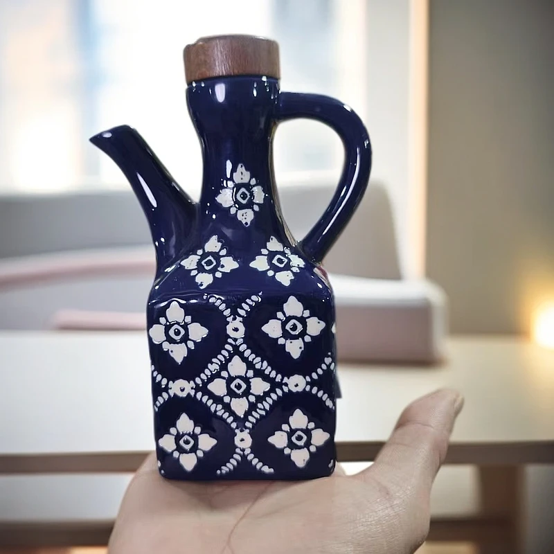 【精选】蓝印花-油壶醋壶酱料壶