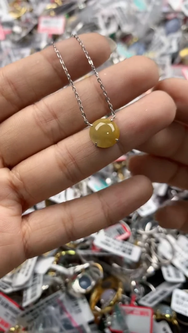 银S925镶嵌戒指翡翠181818----8