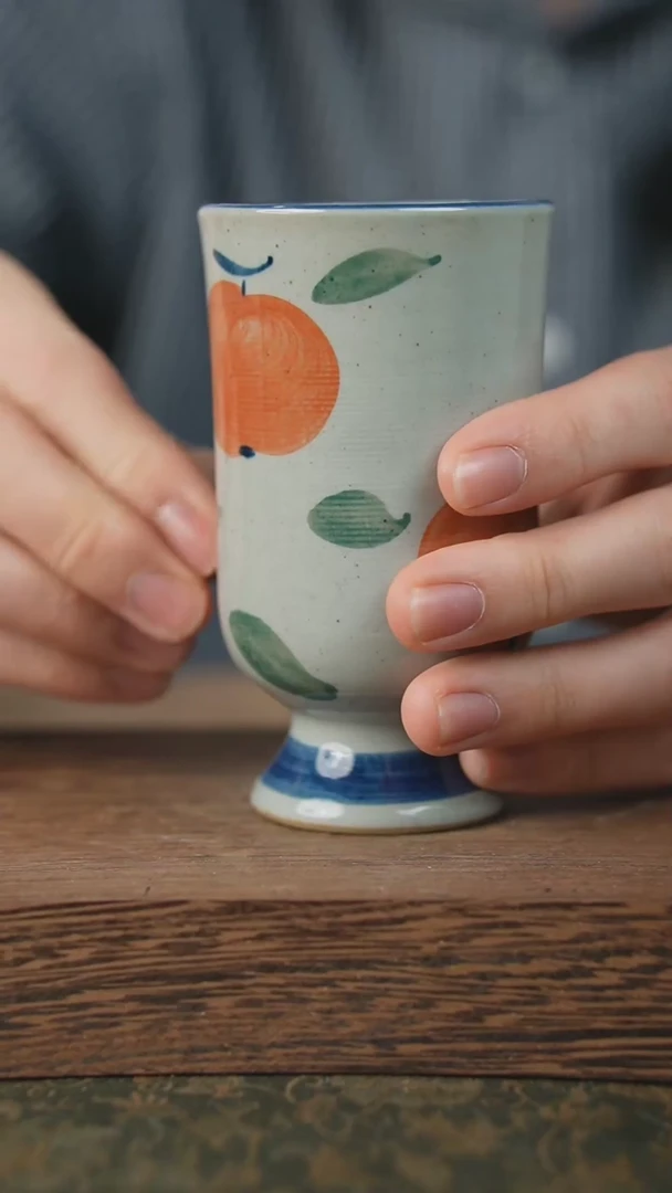 【闪购商品】杯子泥垚手作 景德镇手工手绘器物235