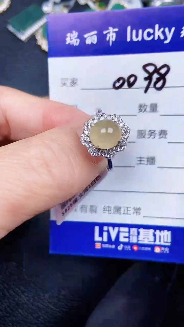 颈饰银S925镶嵌翡翠0098