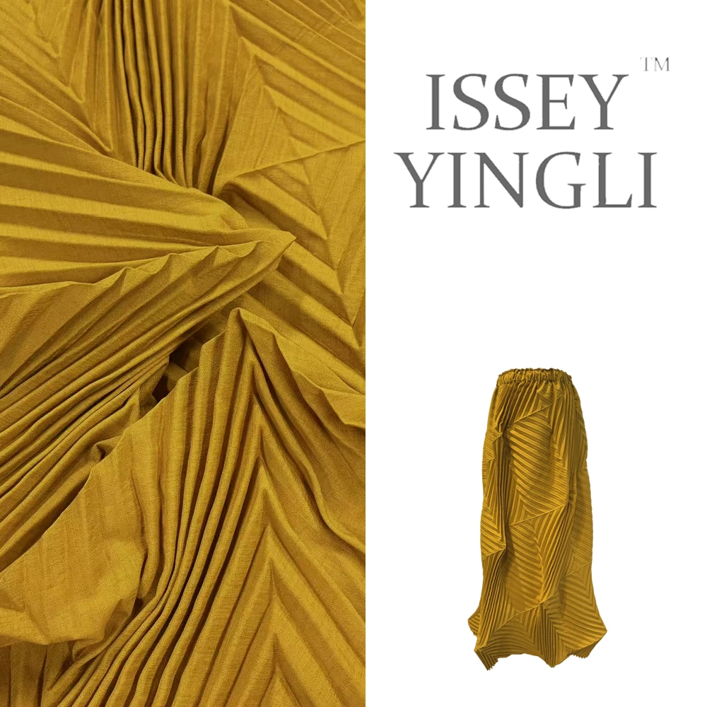 莉褶宅宅褶皱女装新款重工褶半身裙时尚休闲百搭女士半裙2404