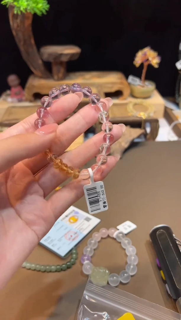 水晶手链未镶嵌手饰@@F5488