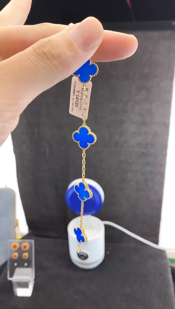 【闪购商品】玛瑙/玉髓手链18K金镶嵌.
