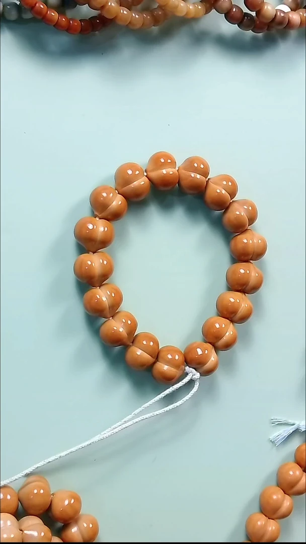 手串猴头核桃全品-定制款翘桃纯手工柯基屁桃17+