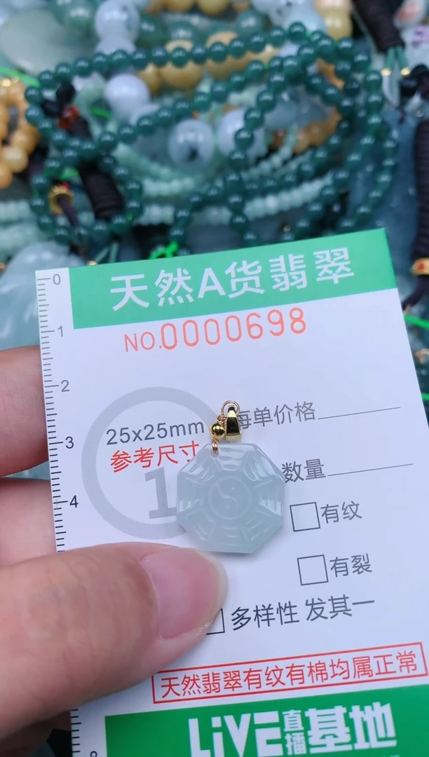 翡翠未镶嵌颈饰.0000698