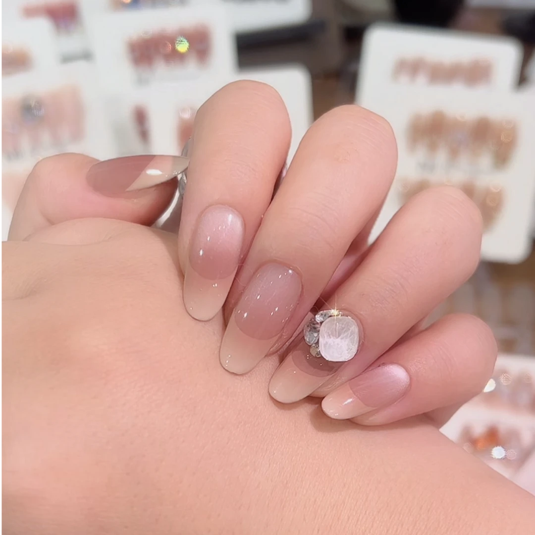 丹蜜琳  【莫吉托】华子款  12片 纯手工轻奢高级订制穿戴甲