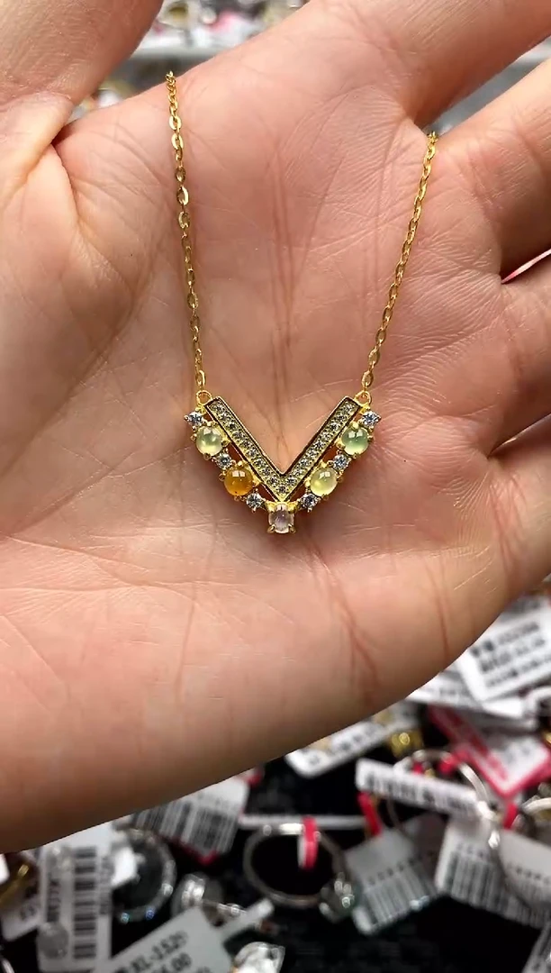 【闪购商品】翡翠戒指银S925镶嵌222222222     2