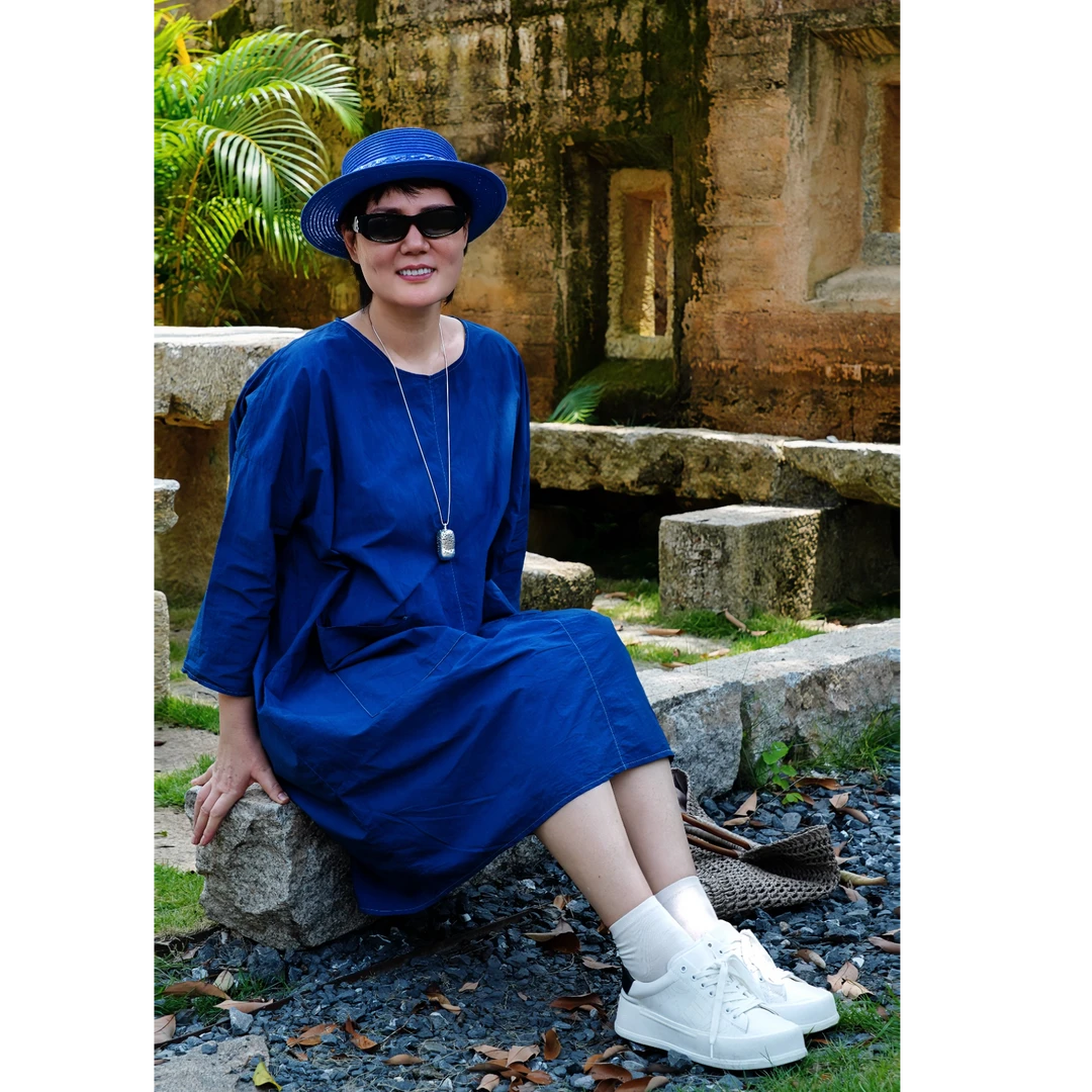 【子溪说衣】新款草木染进口纸感衬衫裙ZXSY-dg-ely310