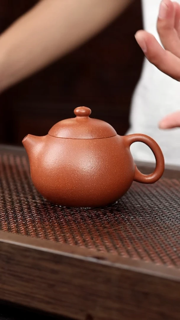 茶壶紫砂红降坡文旦【带矿标证书】